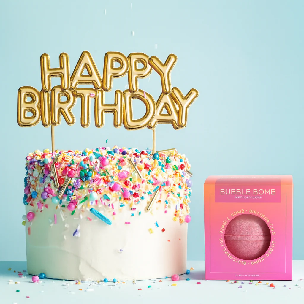 1 Pack Birthday Cake Bath Bomb - Image 4