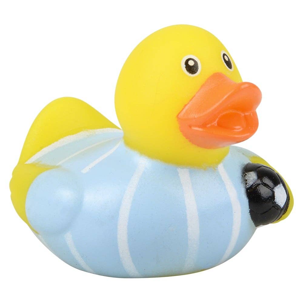 2" SOCCER RUBBER DUCKIES LLB Bath Toys - Image 3