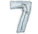 34"PKG NUMBER HOLOGRAPHIC MEGALOON - Image 5