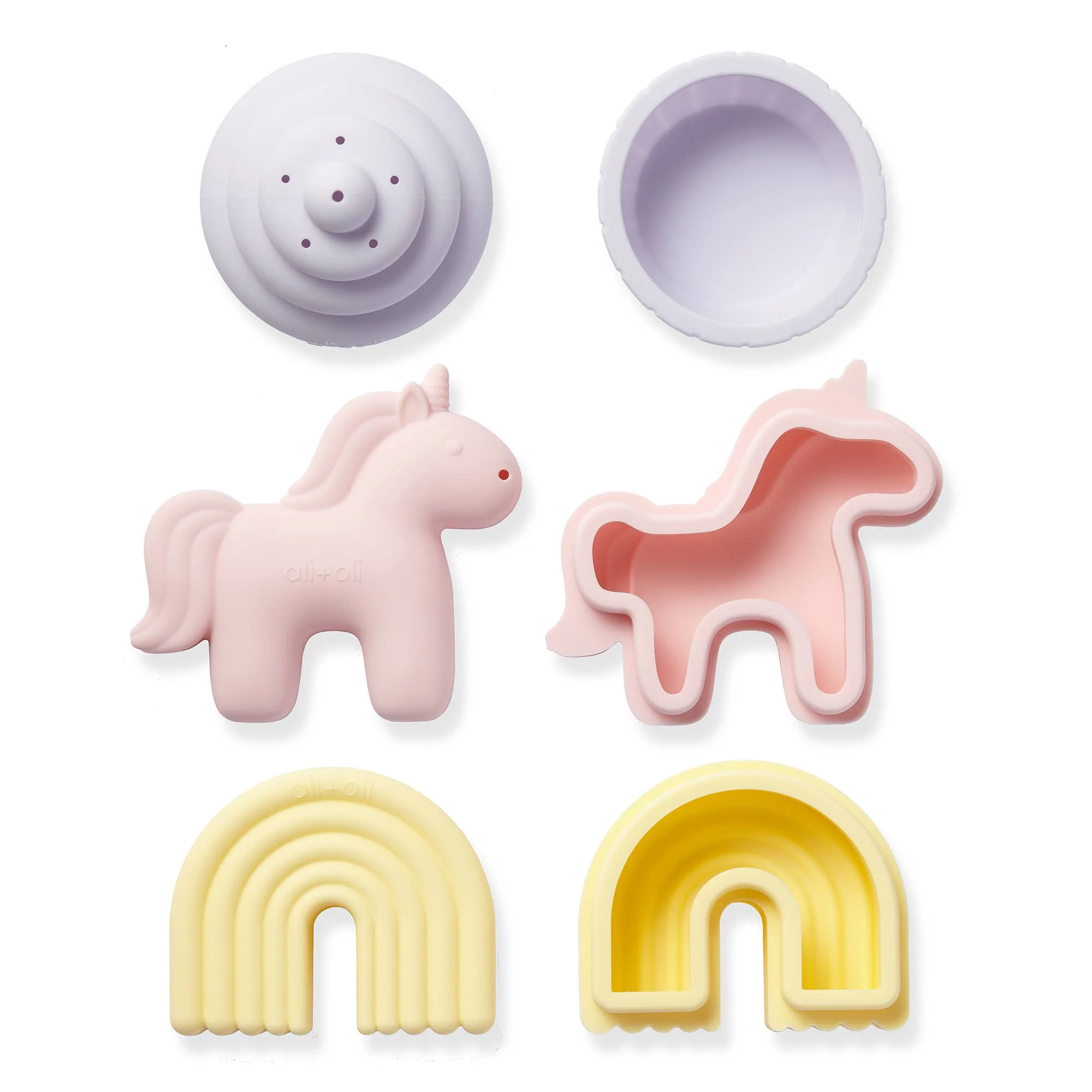 Ali+Oli Squirt Water Bath Toy Set (Unicorn Theme) Mold Free - Image 11