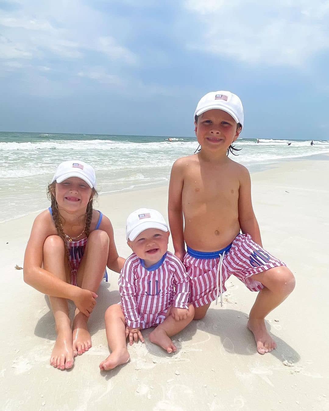 American Flag Baseball Hat (Baby, Youth, Junior) - Image 6