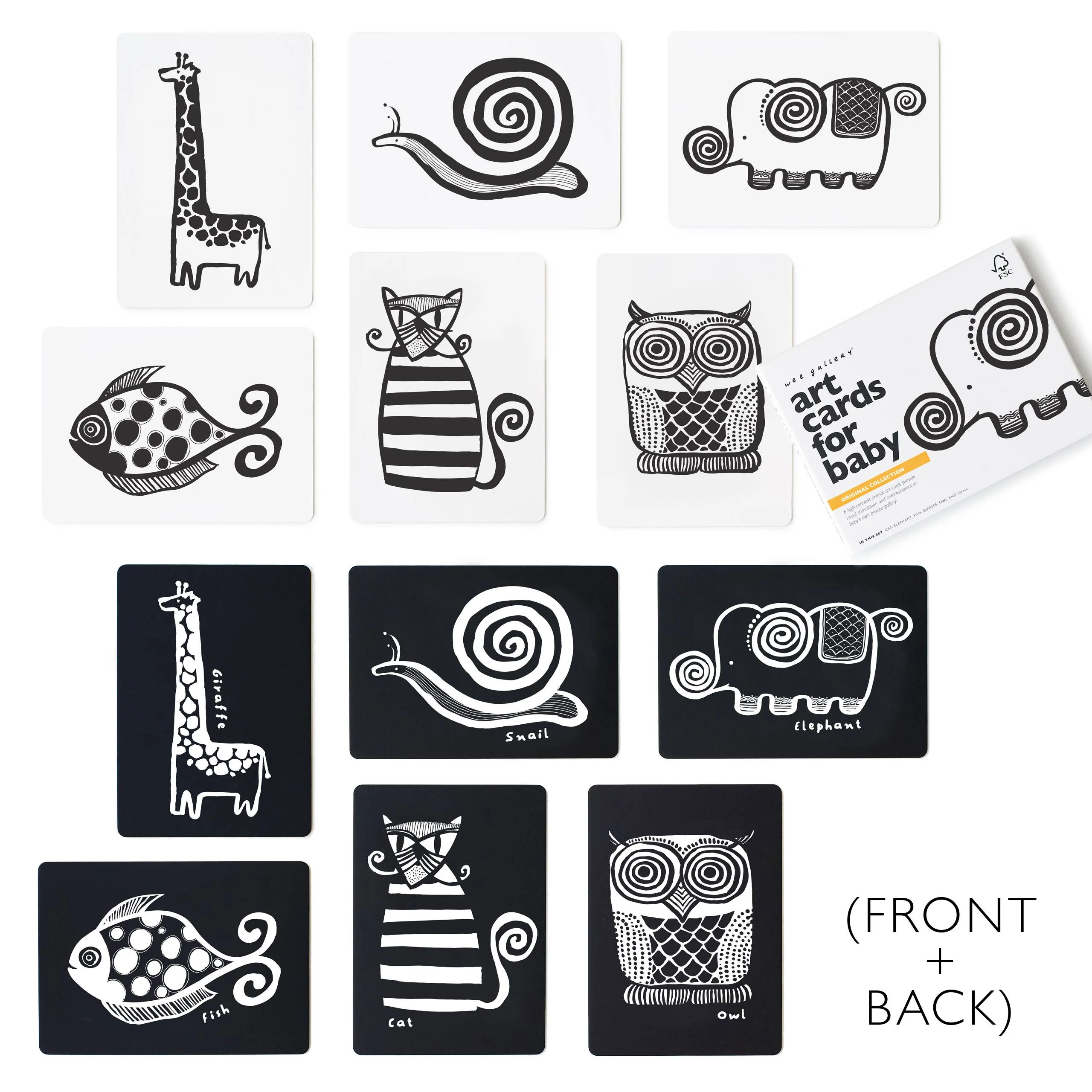 Art Cards for Baby - Original Animals - Image 4