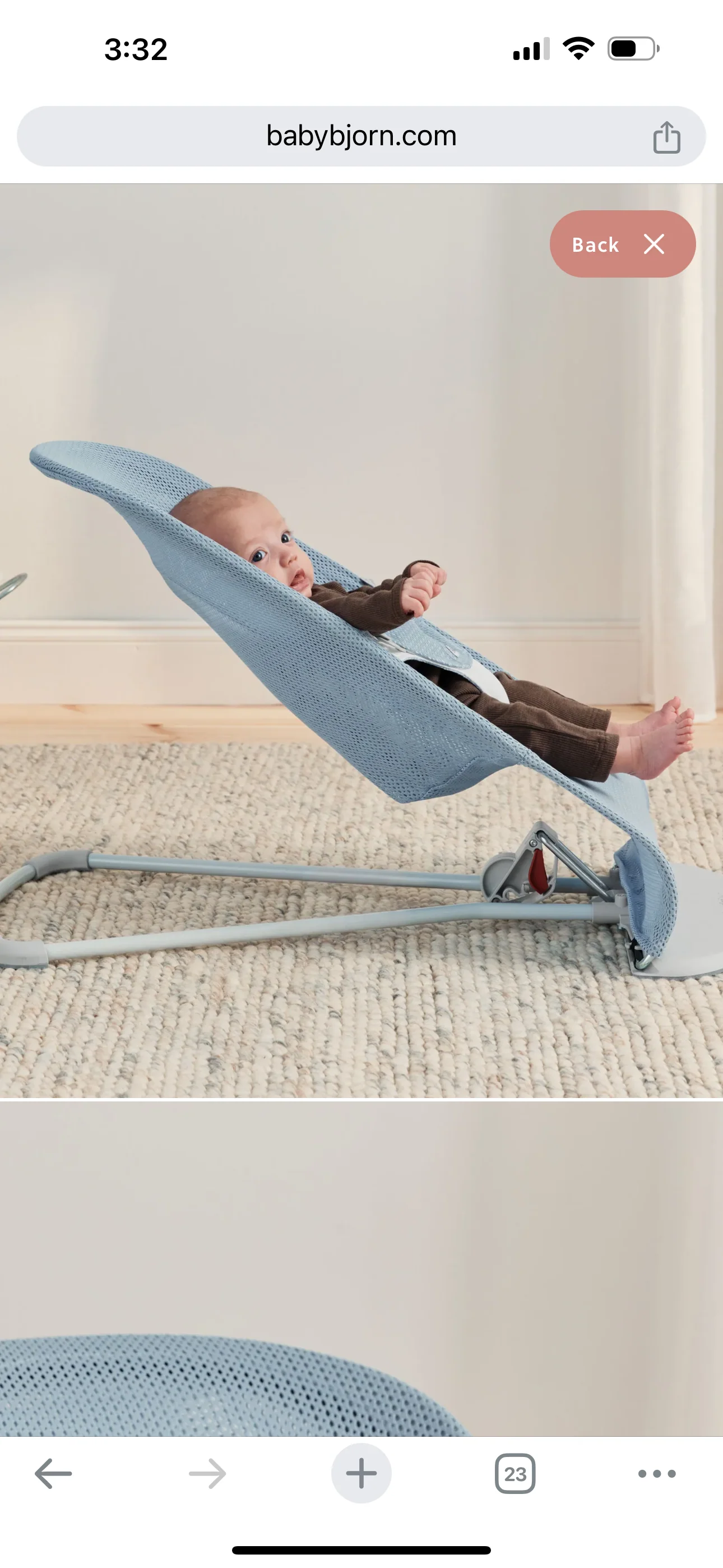 Baby Bjorn Bouncer Balance Soft - Mesh - Image 13