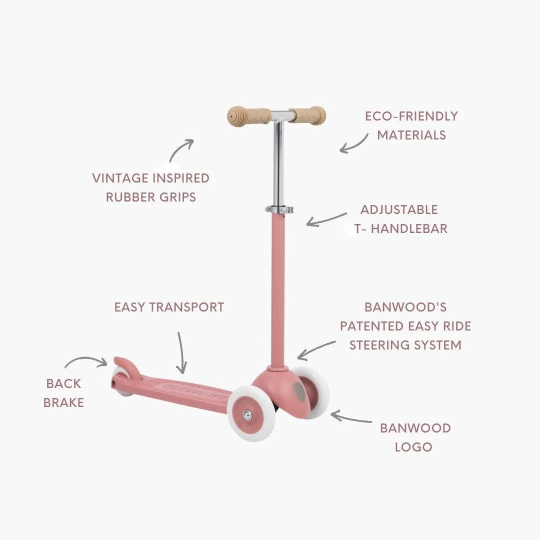 Banwood ECO Scooter - Raspberry - Image 3