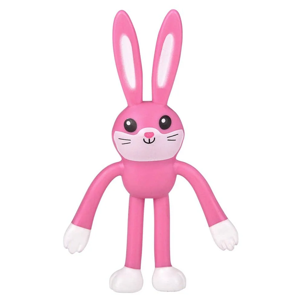 Bendable Easter Bunnies 5" 24/disp - LLB Toys - Image 3