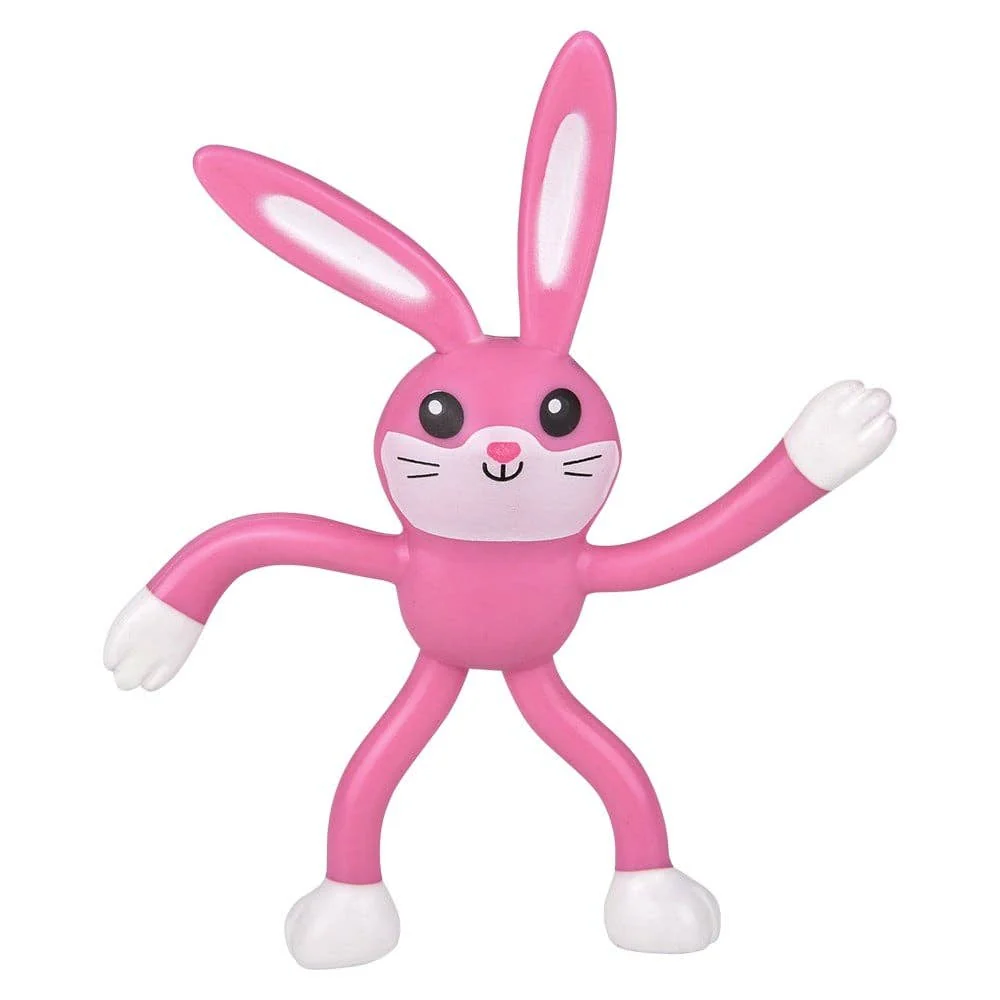 Bendable Easter Bunnies 5" 24/disp - LLB Toys - Image 4