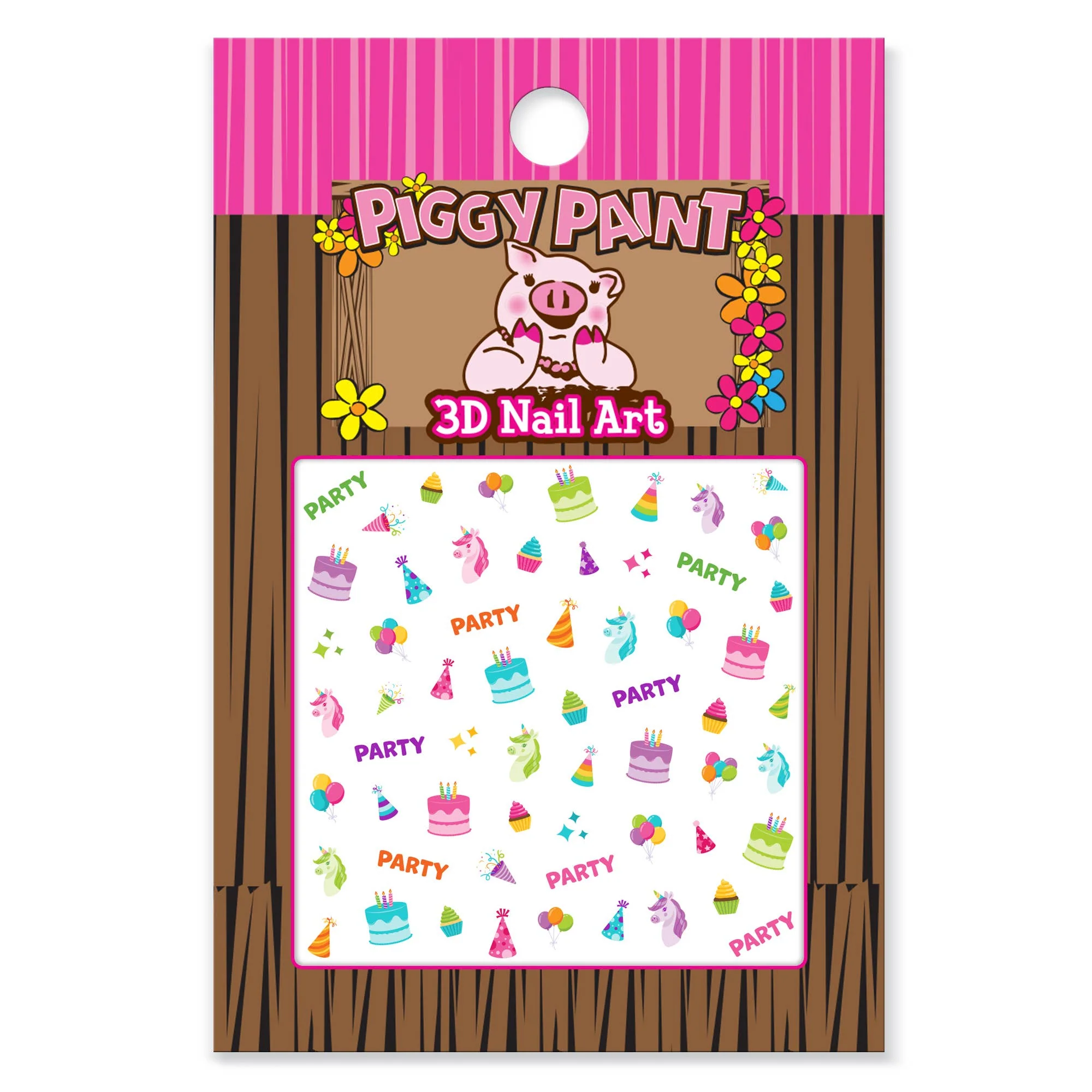 Birthday Bash Nail Art Non-Toxic Kids Nail Polish