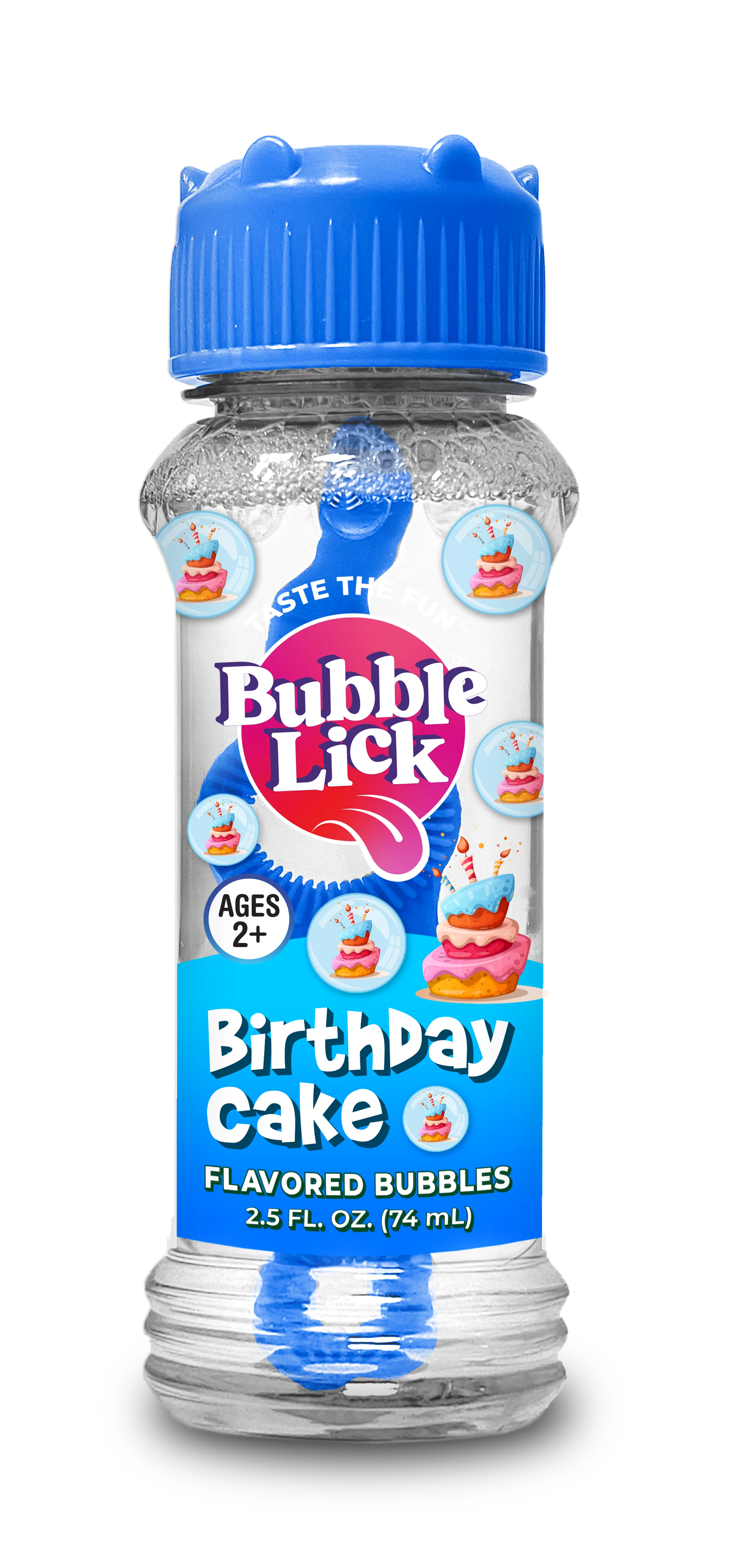 BubbleLick™ Birthday Cake Bubbles - Image 2