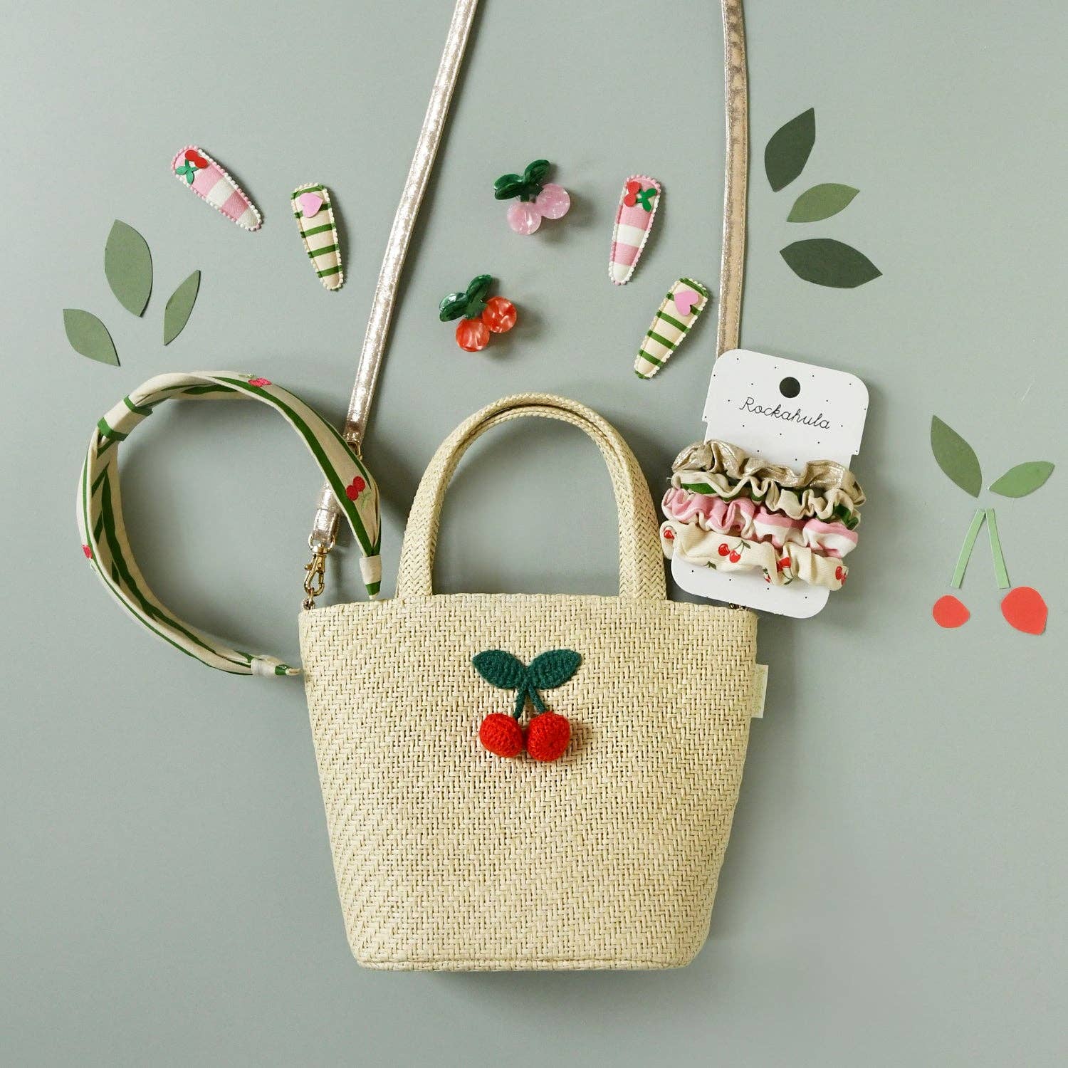 Cherry Kiss Scrunchie Set - Image 2