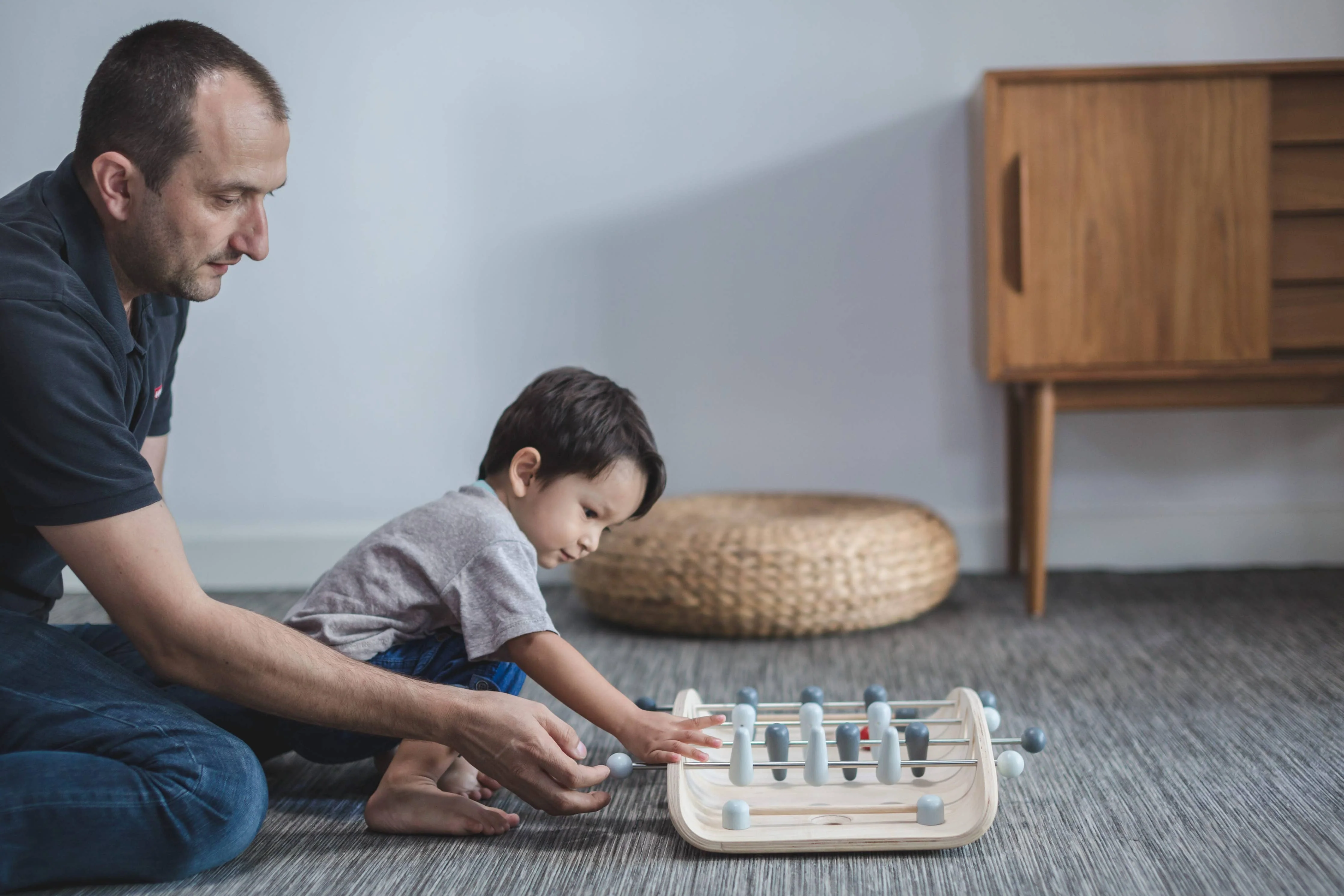 Classic Wooden Kids Soccer Game - Image 3