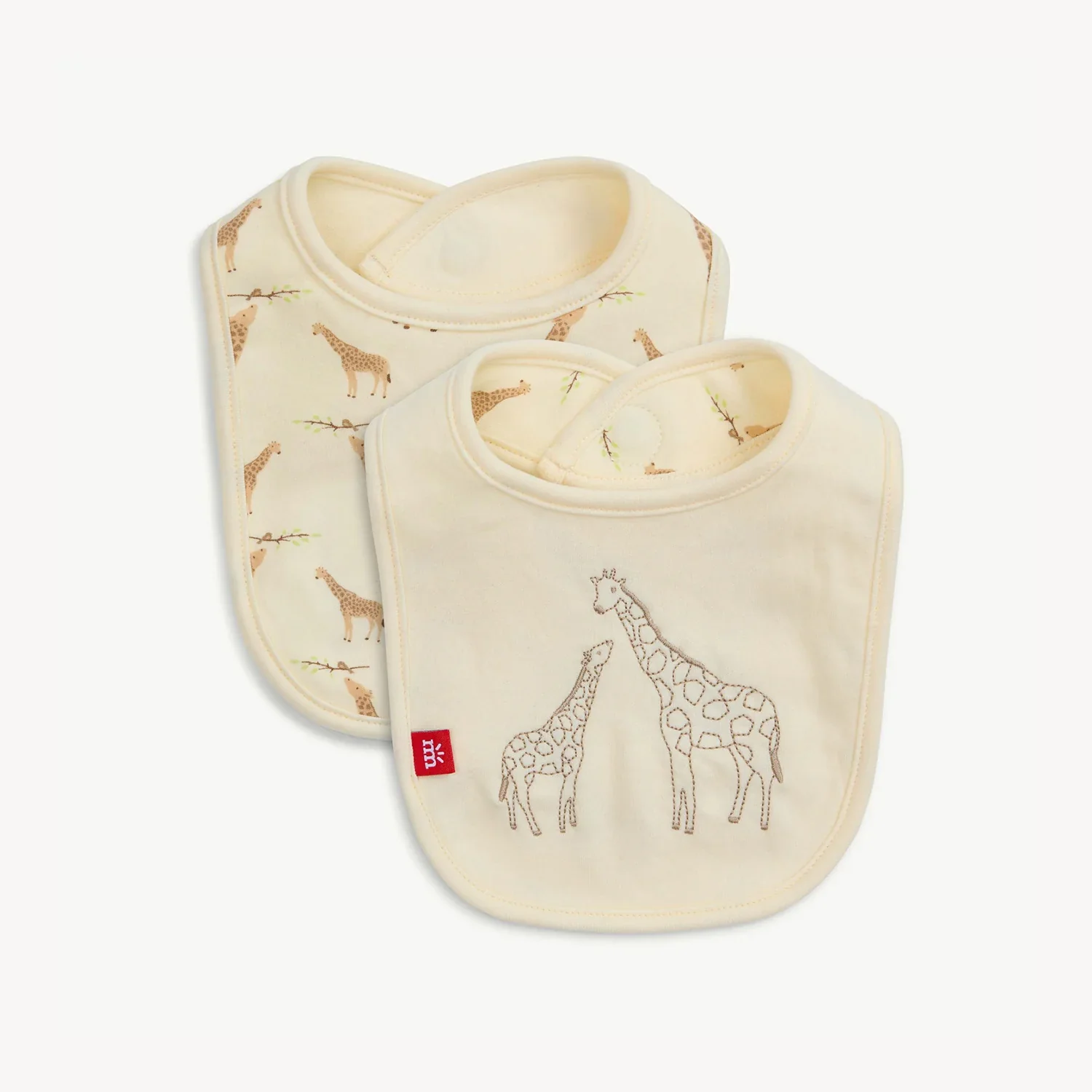 Jolie Giraffe Organic Cotton MAG REV. Bib