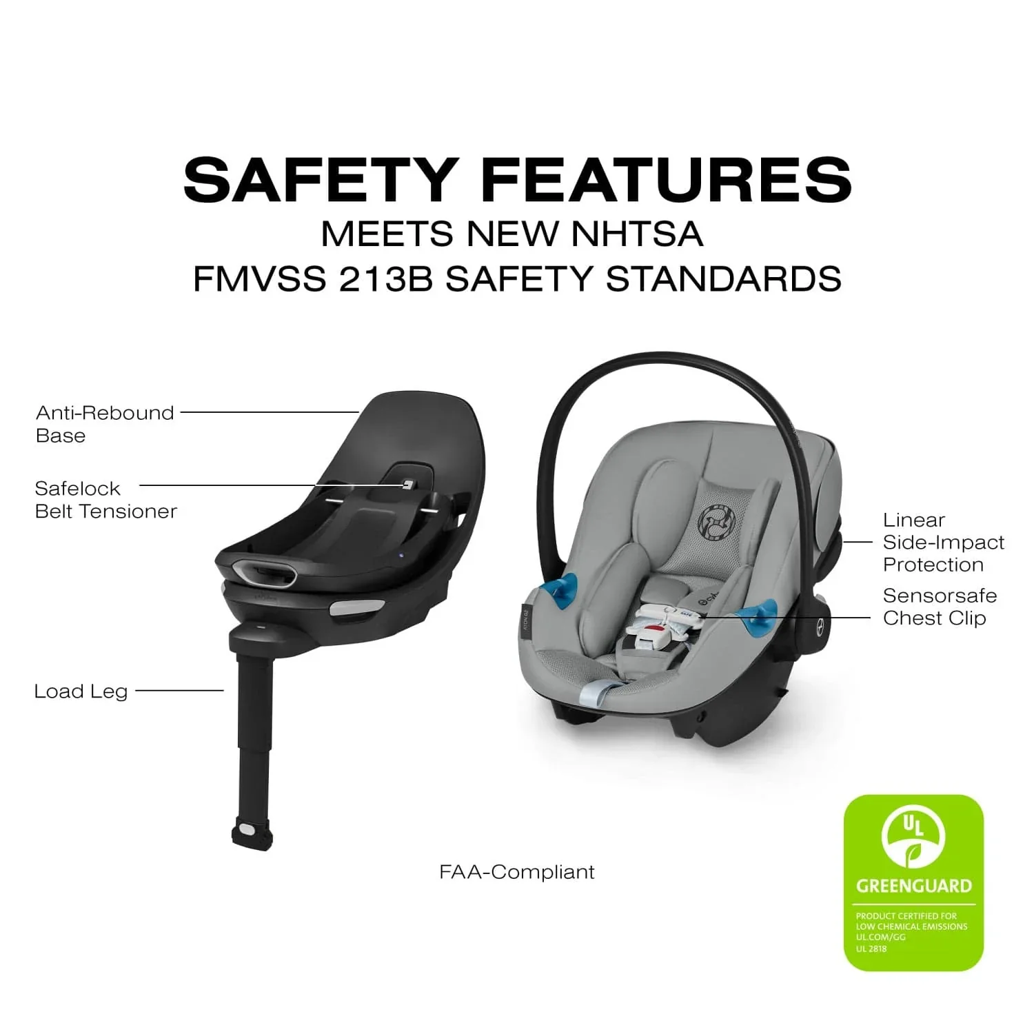 Cybex Aton G2 Swivel Infant Car Seat with Load Leg Base - Image 3