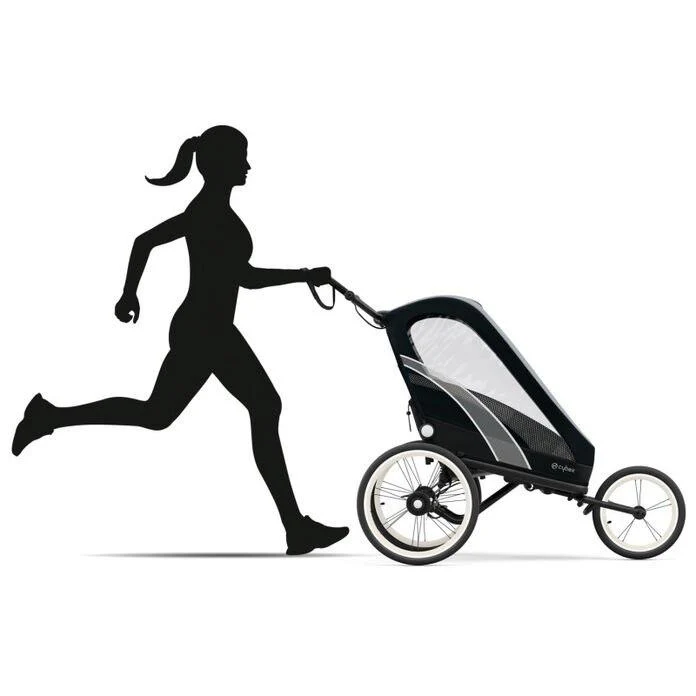 Cybex Zeno Multisport Stroller (One Box) All Black - Image 6