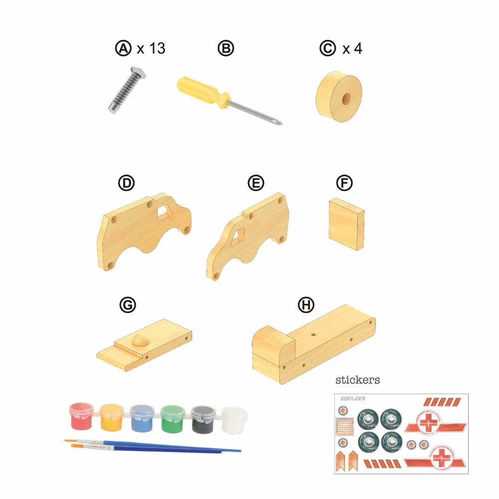 DIY Wooden Ambulence - Image 2