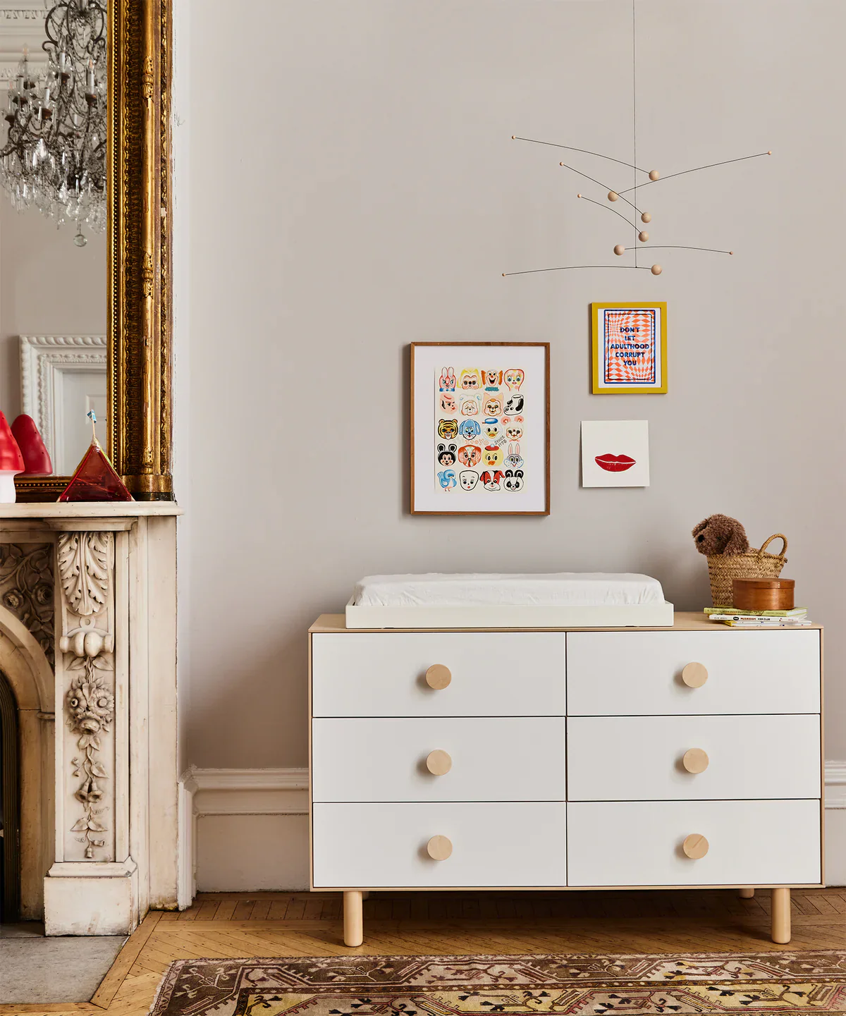 6 Drawer Dresser - Dot - Birch - Image 4