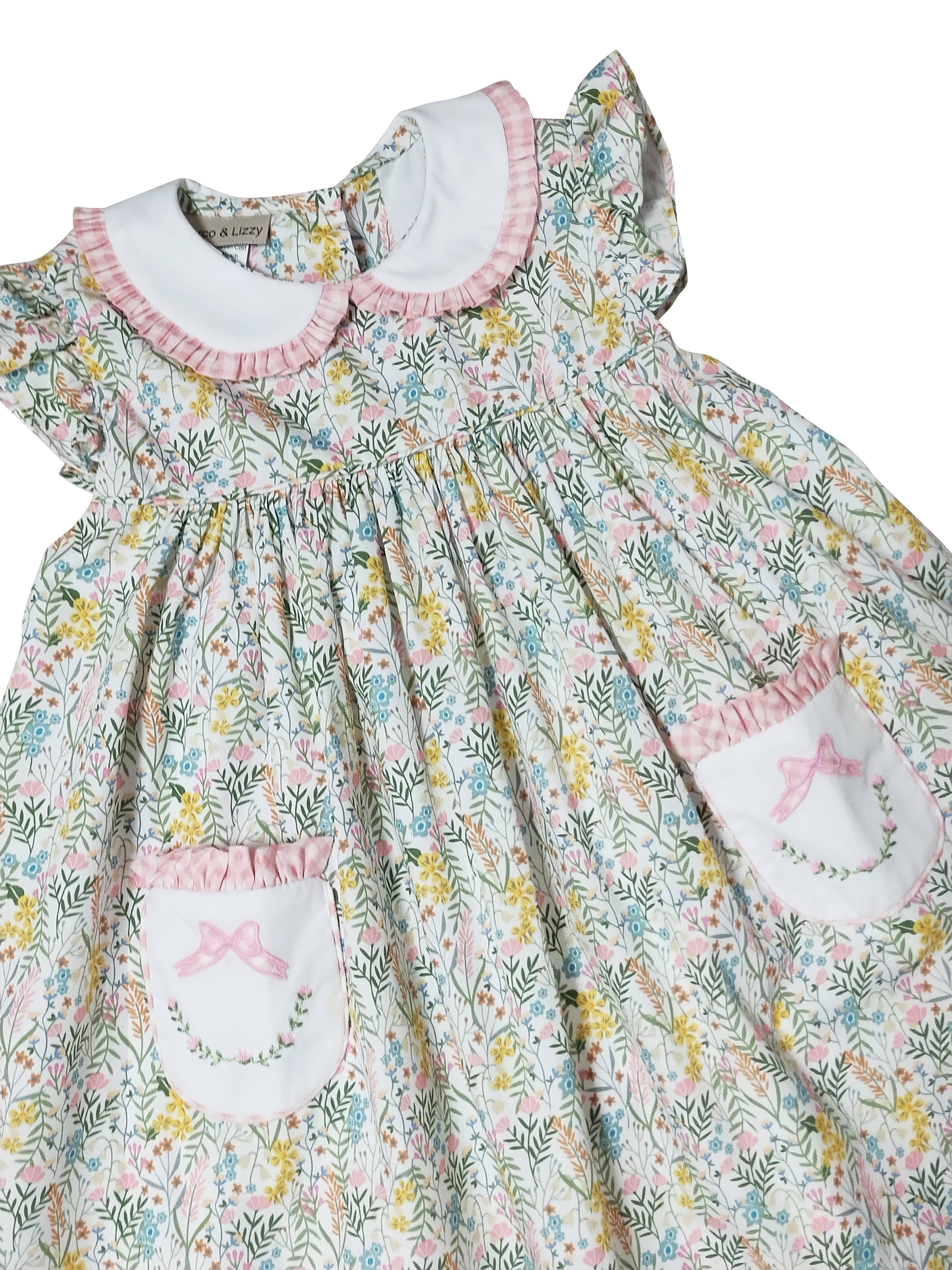 Easter Floral float dress with pockets - Image 5