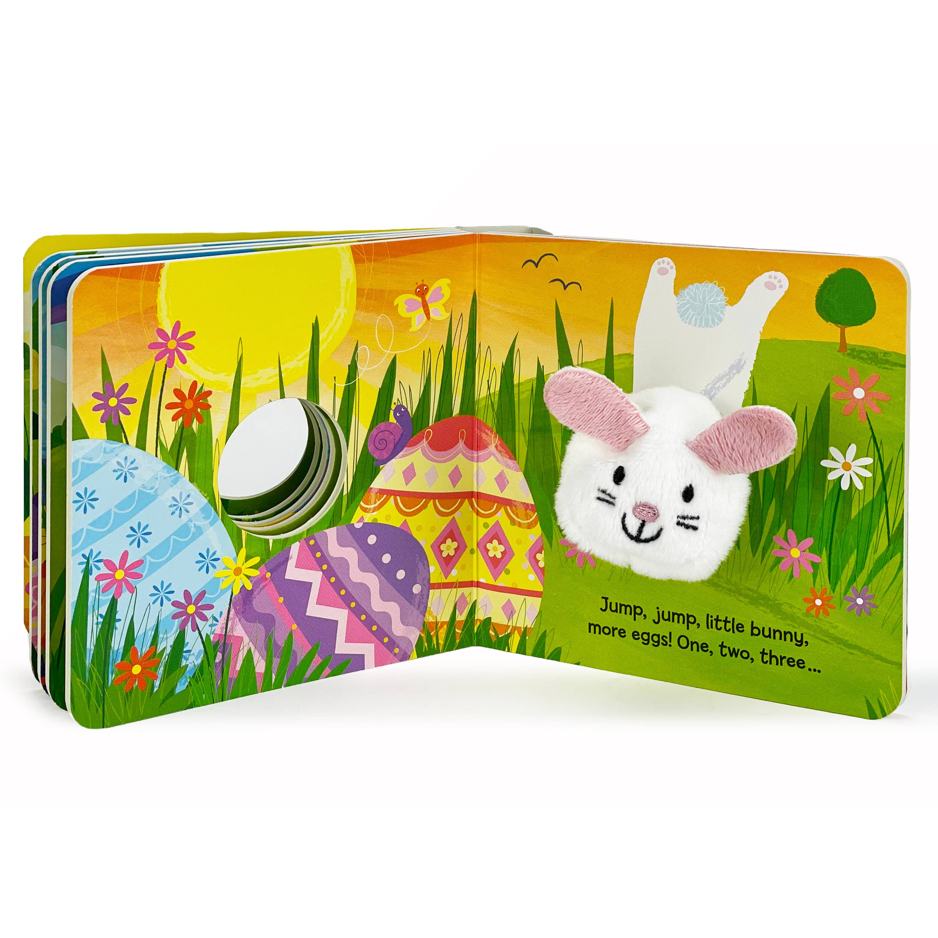 Hippity, Hoppity, Little Bunny Easter Finger Puppet Book - Image 3