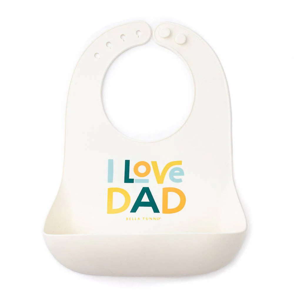 I Love Dad Wonder Bib