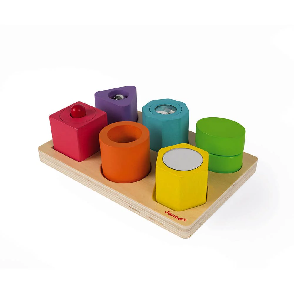 I Wood | Shapes & Sounds | 6 Block Puzzle | 12 Months+ - Image 4