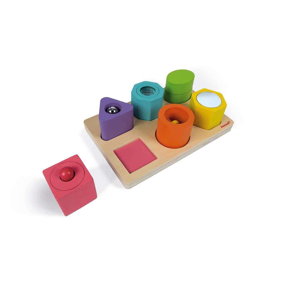 I Wood | Shapes & Sounds | 6 Block Puzzle | 12 Months+ - Image 5