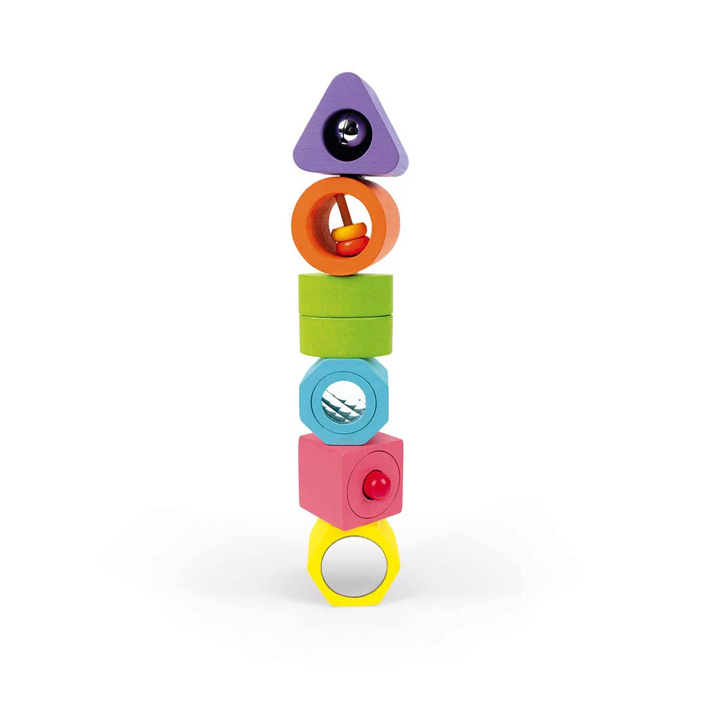I Wood | Shapes & Sounds | 6 Block Puzzle | 12 Months+ - Image 6