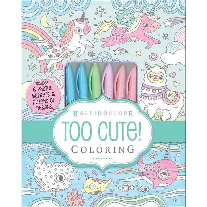 Kaleidoscope: Too Cute! Coloring By Kit