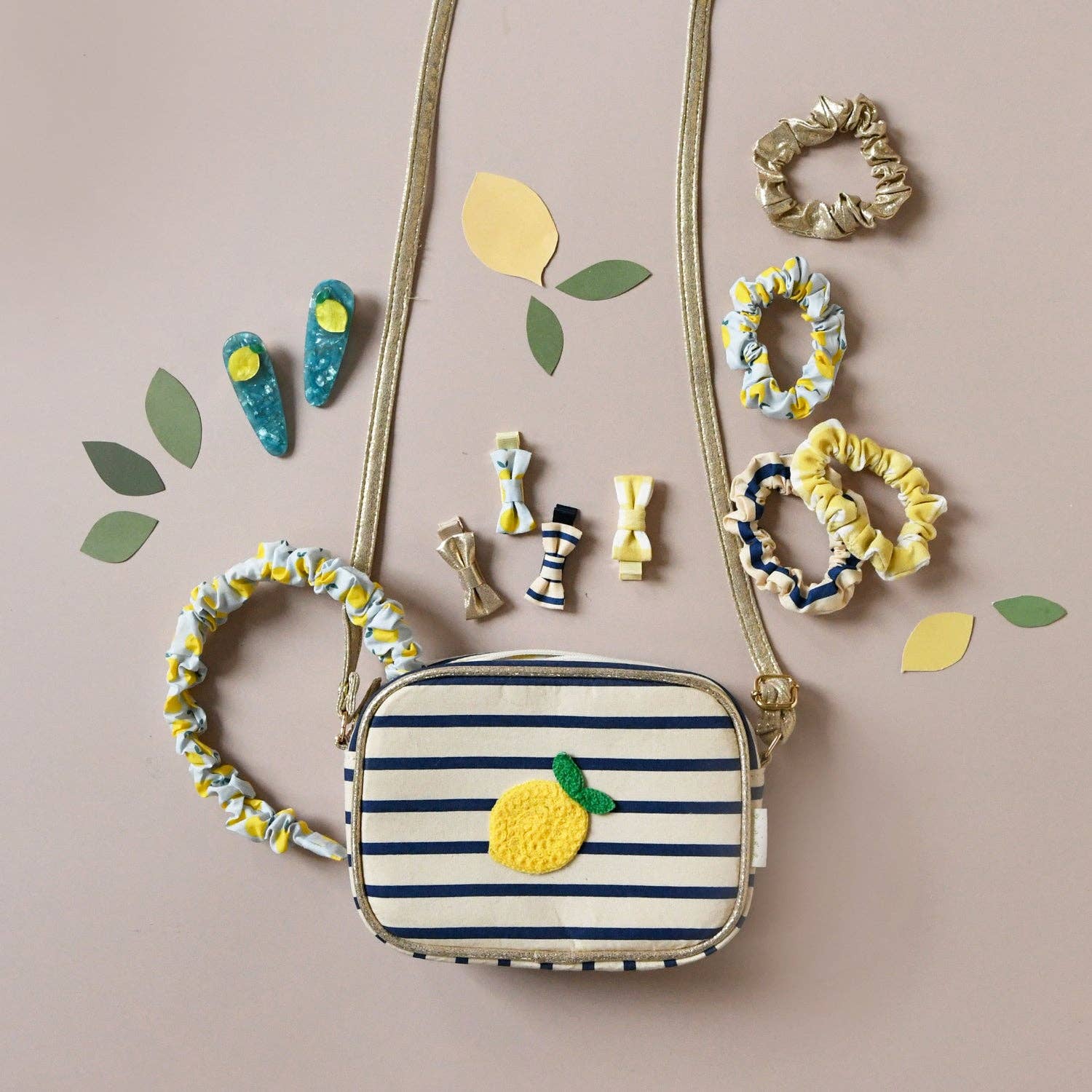 Lemon Drop Stripy Bag - Image 4
