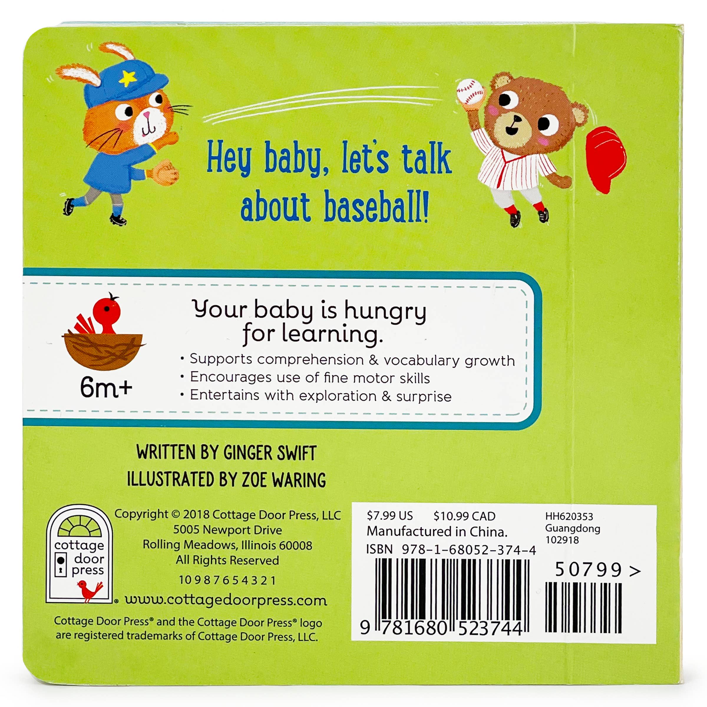 Let's Play Baseball Lift-a-Flap Sports Board Book - Image 2