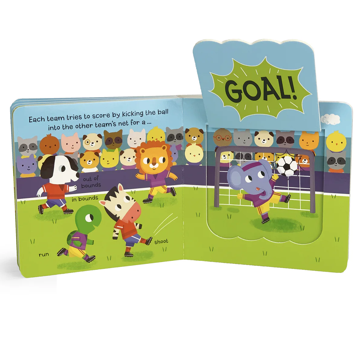 Let's Play Soccer Lift-a-Flap Sports Board Book - Image 3