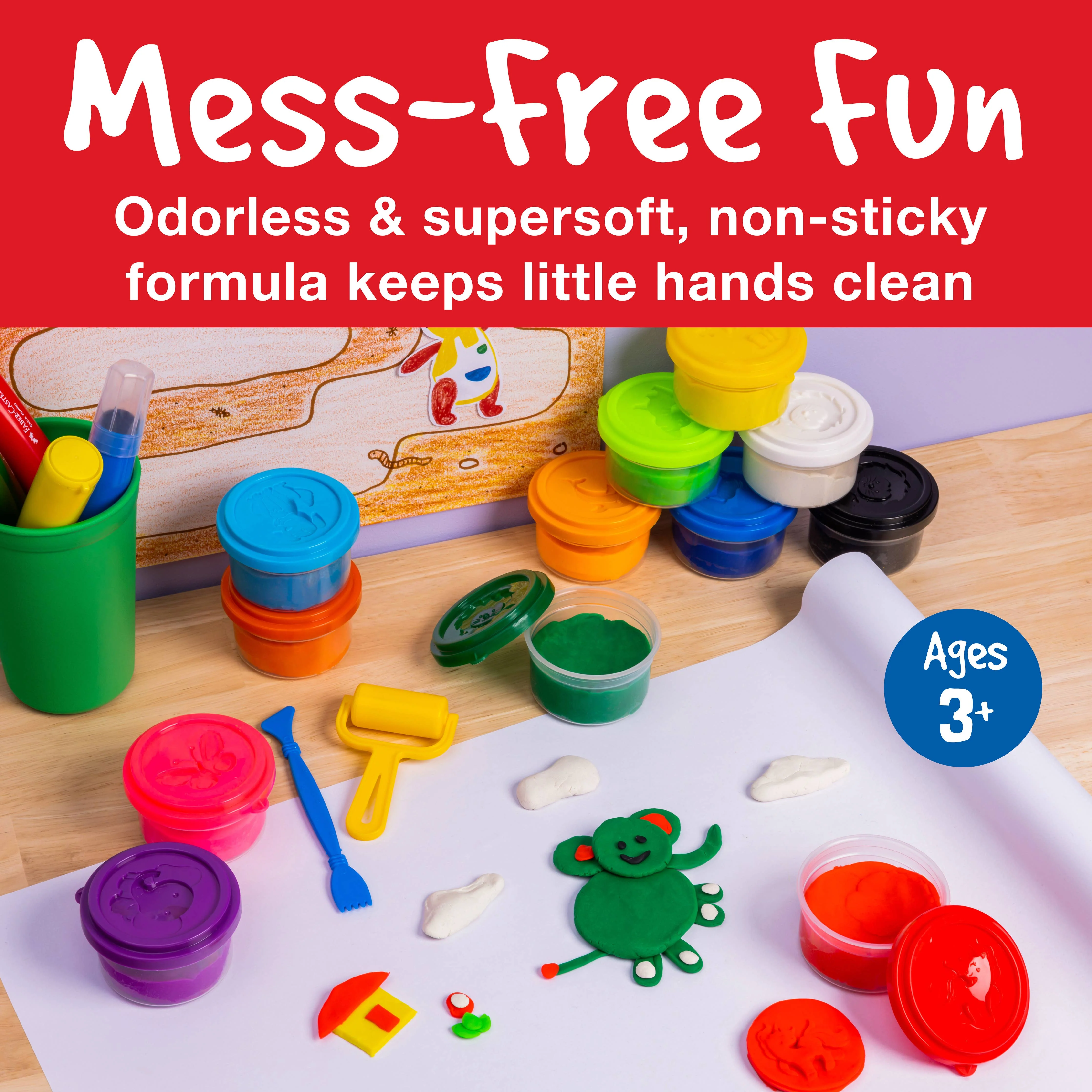 Little Creatives SuperSoft Modeling Dough 4Ct - Image 6