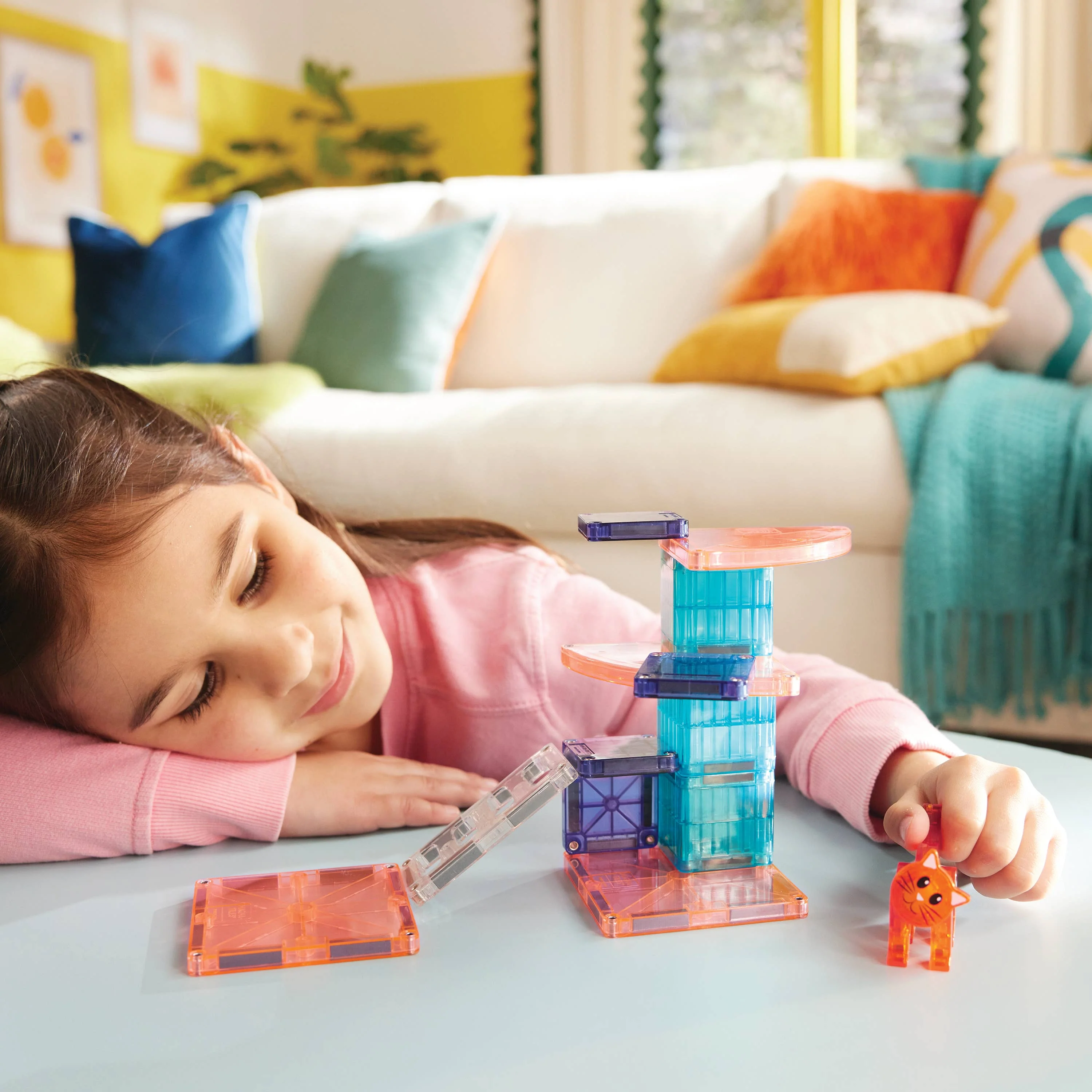 Magna-Tiles Cat Tree 13-Piece Set - Image 3