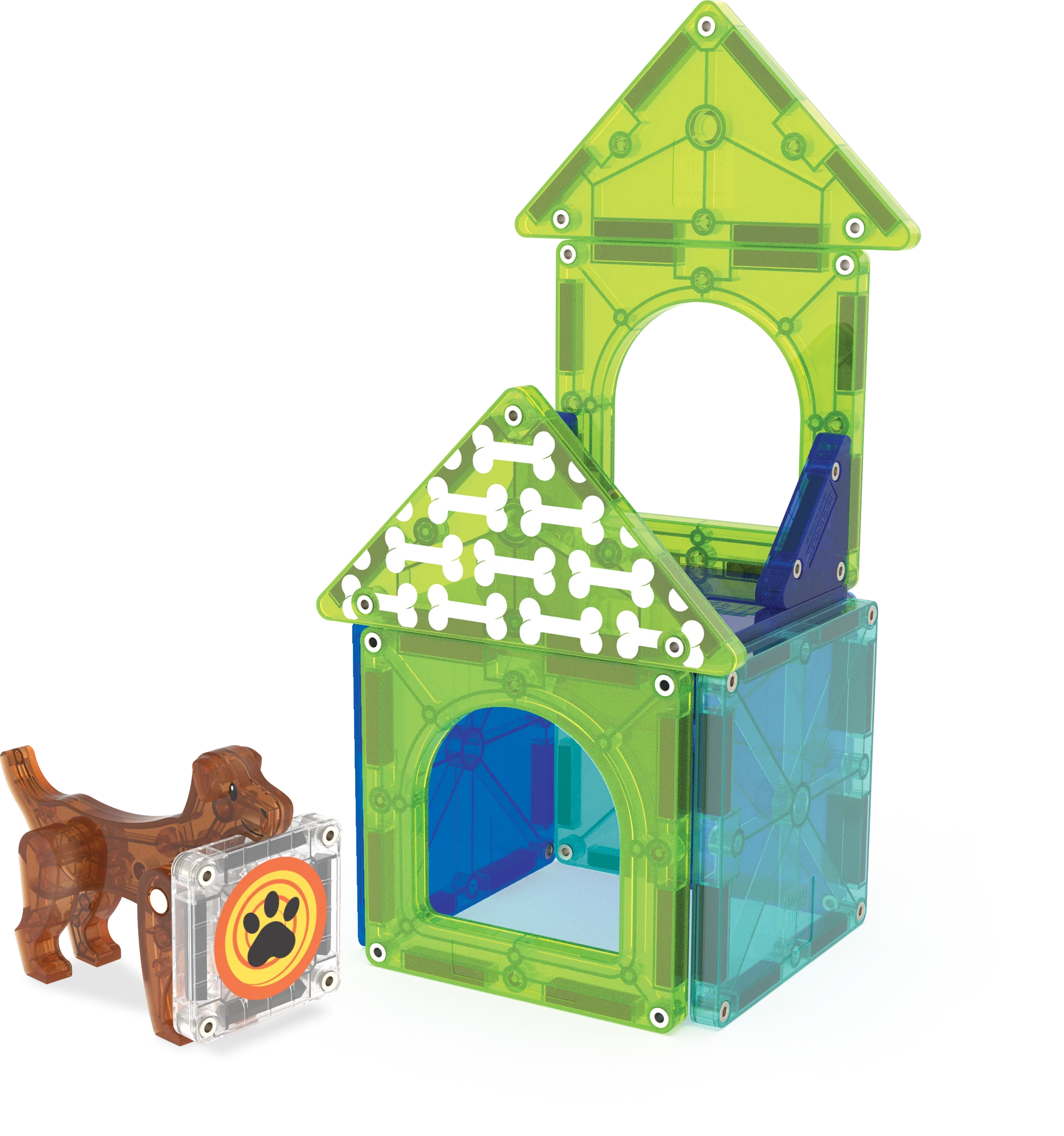 Magna-Tiles Dog House 13-Piece Set - Image 3