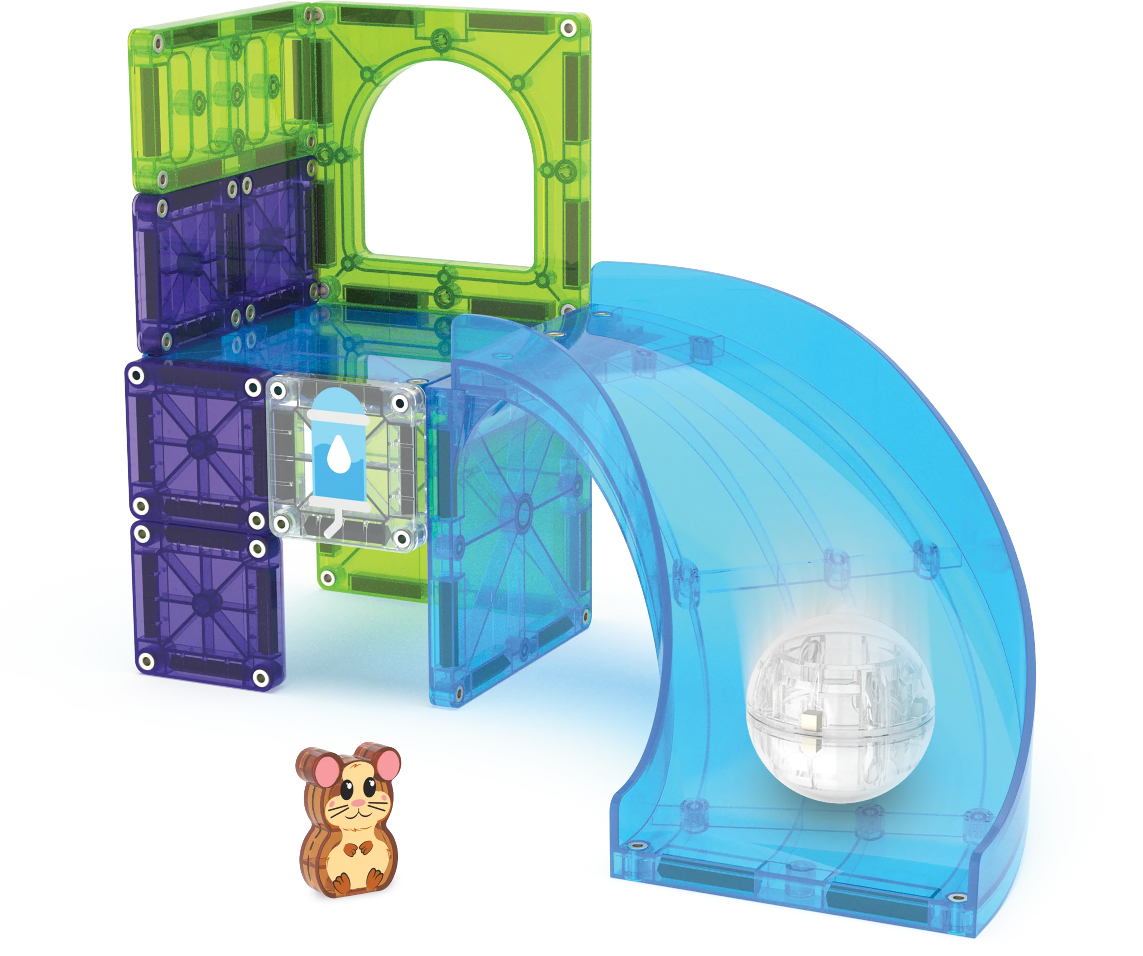 Magna-Tiles Hamster Ball 13-Piece Playset - Image 4