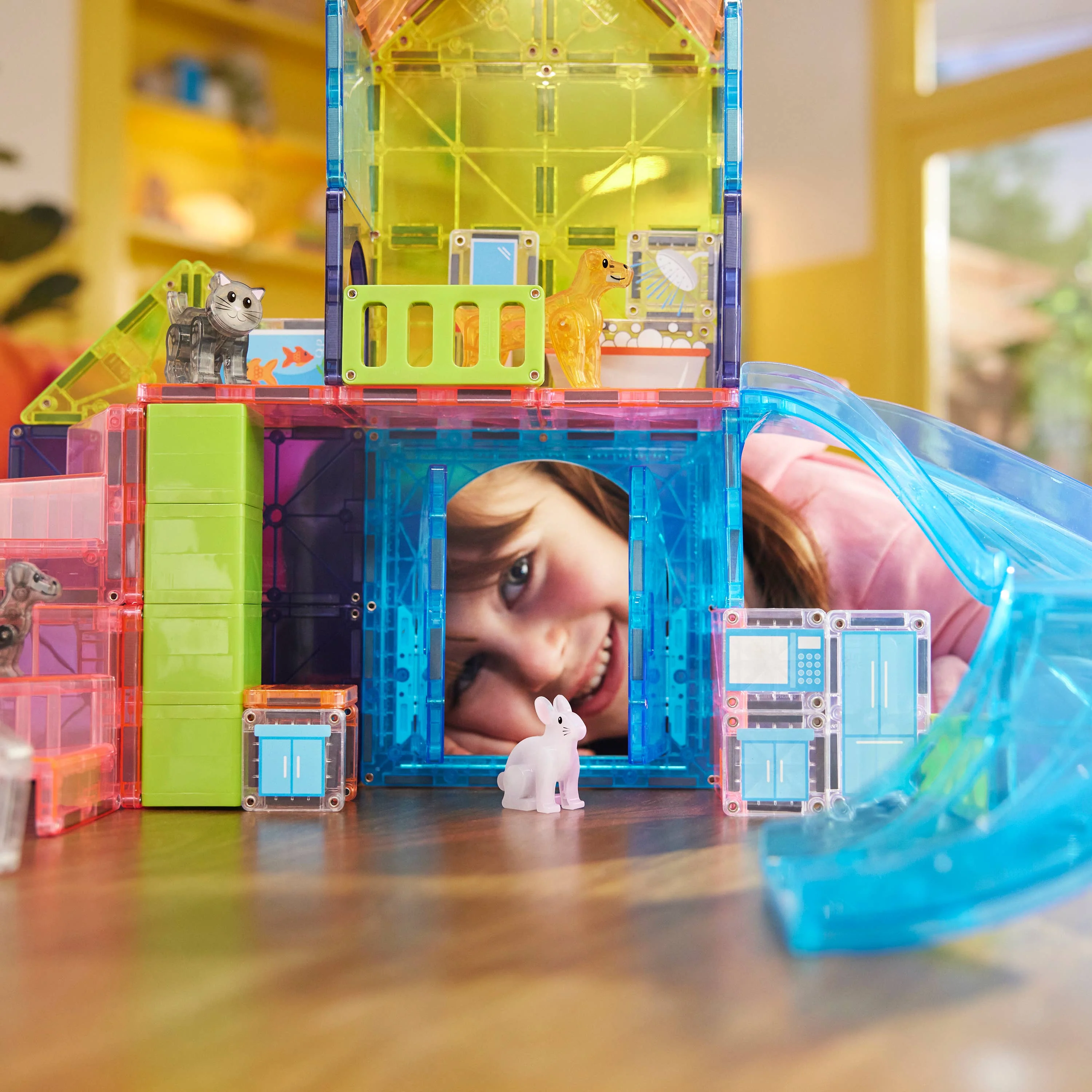Magna-Tiles Pet Playhouse 50-Piece Set - Image 4