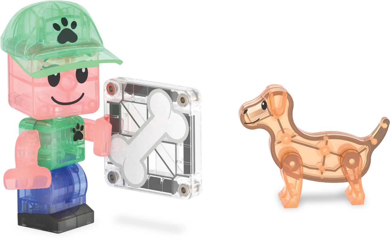 Magna-Tiles Puppy Park 27-Piece Set - Image 5