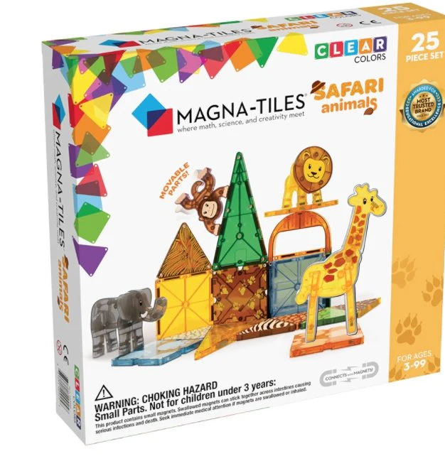 Magna-Tiles® Safari Animals 25 Piece Set