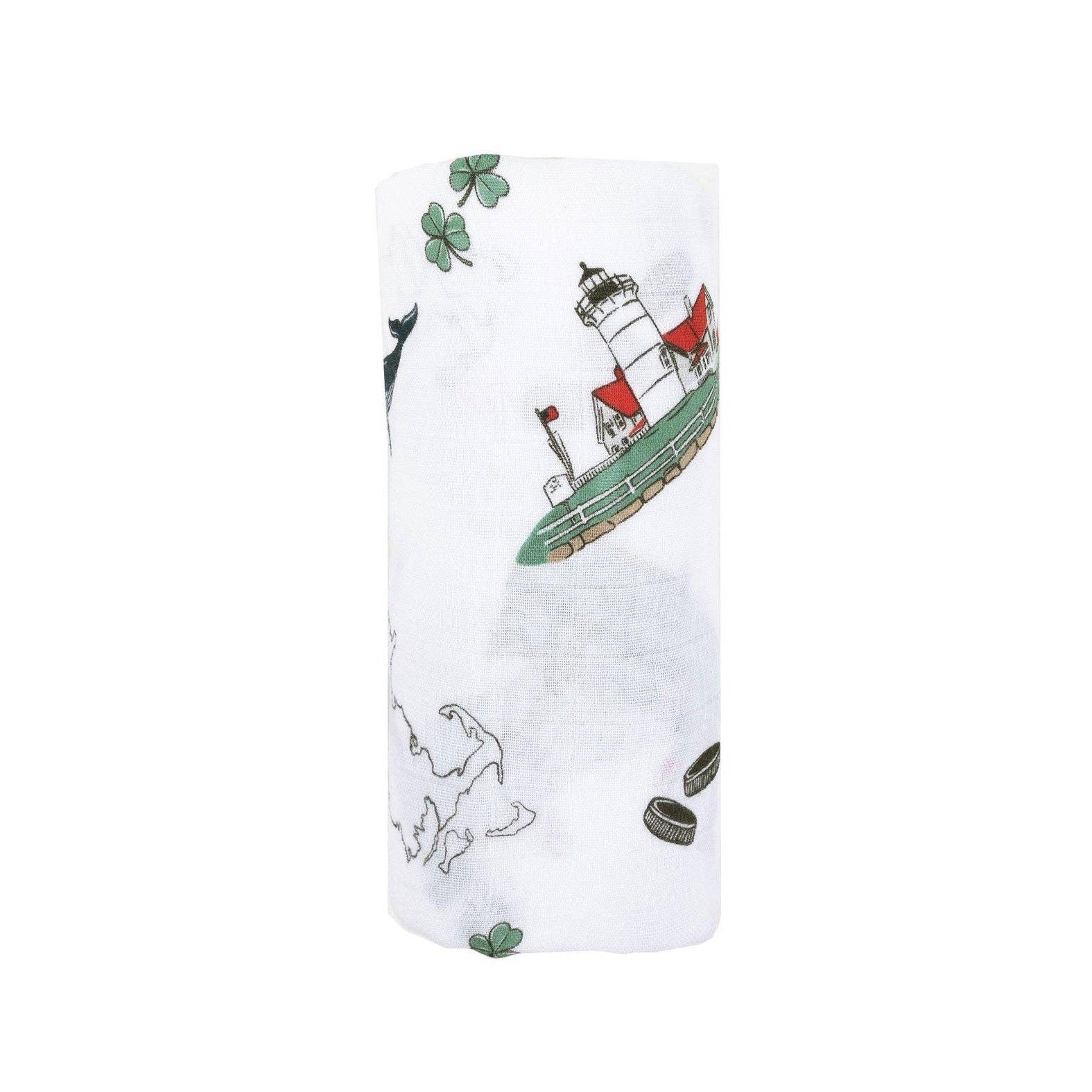 Massachusetts Baby Muslin Swaddle Receiving Blanket Extra Large 47 x 47 - Image 5