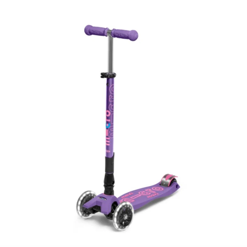 Micro Kickboard Maxi Deluxe LED Foldable Scooter - Image 3