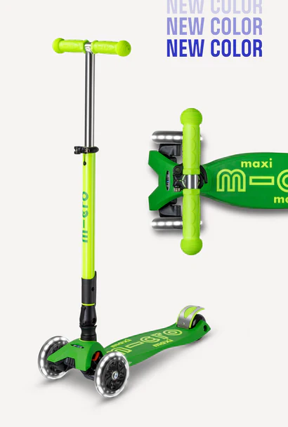 Micro Kickboard Maxi Deluxe LED Foldable Scooter - Image 5