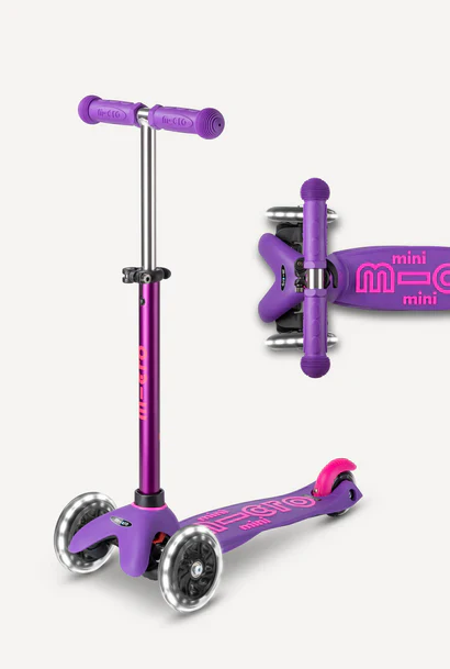 Micro Kickboard Mini Delux LED Foldable Scooter - Image 8