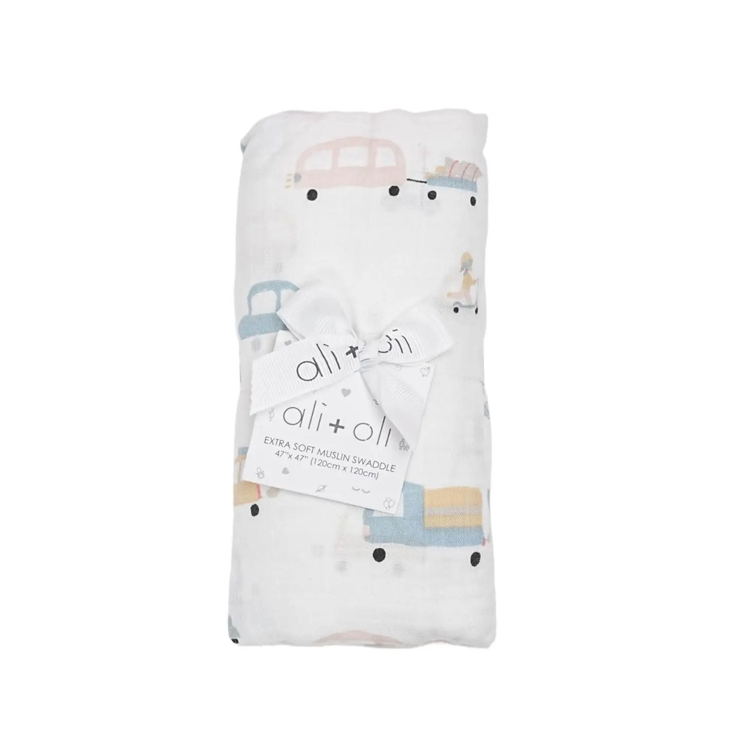 Bamboo Muslin Swaddle Blanket - Image 4