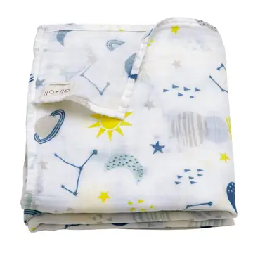 Bamboo Muslin Swaddle Blanket - Image 8