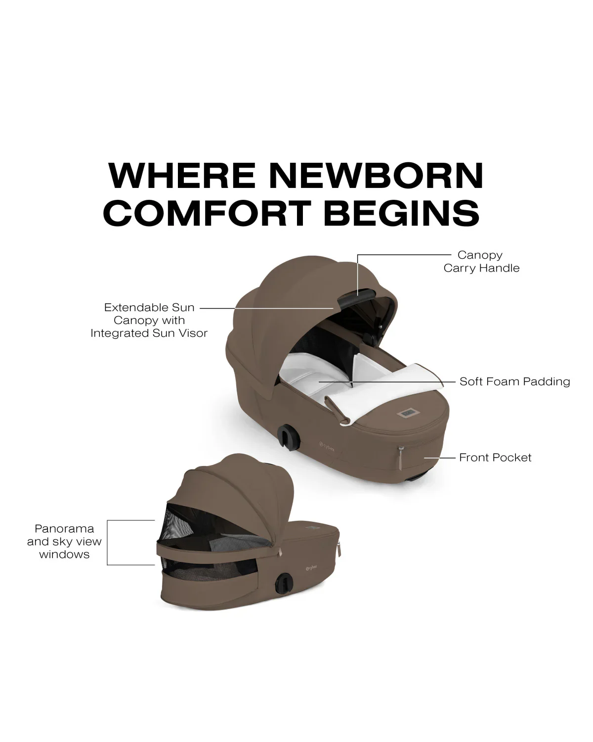 NEW! Mios/Coya Fold Lux Carry Cot (pre-order, expected mid-late April) - Image 5