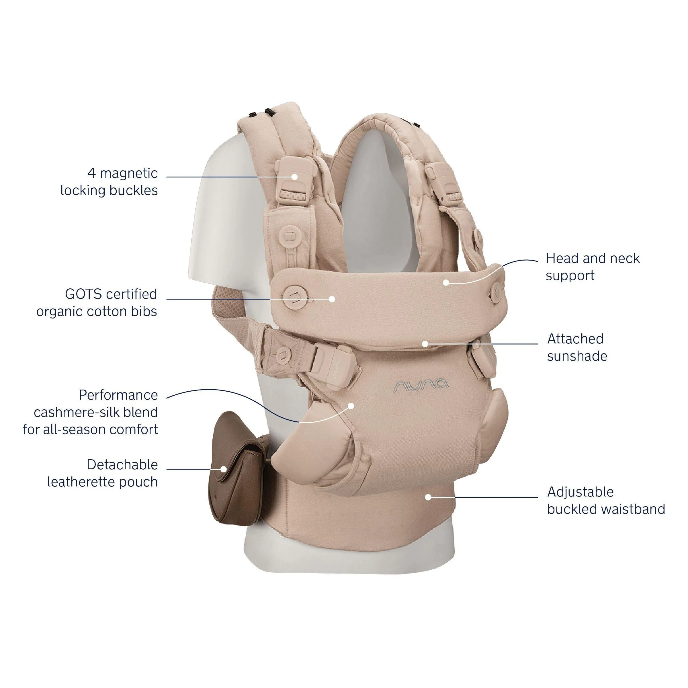 Nuna CUDL LUXE Baby Carrier - Image 8