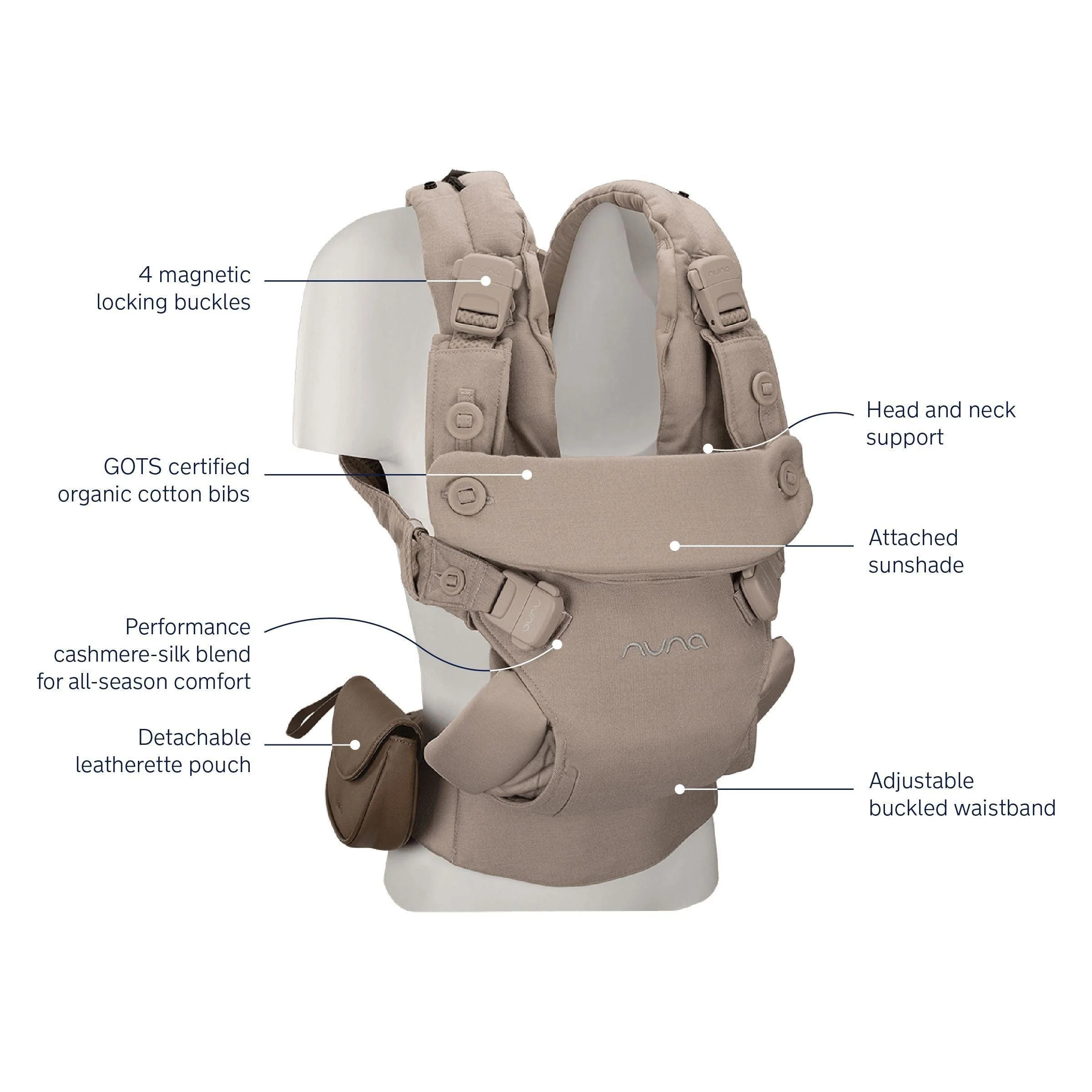 Nuna CUDL LUXE Baby Carrier - Image 9