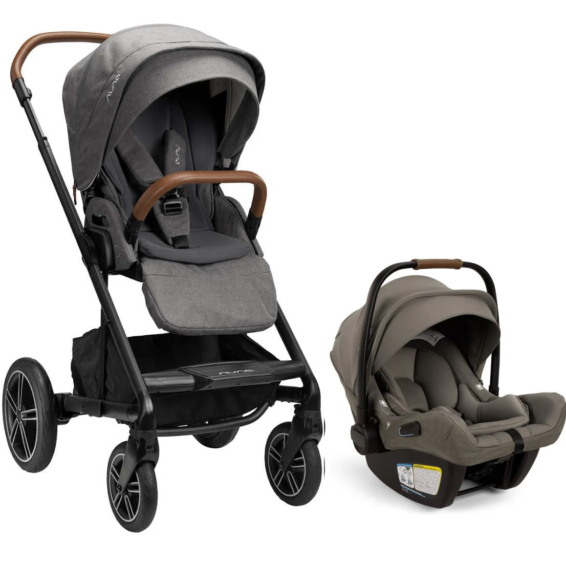 Nuna MIXX Next Stroller + PIPA Aire RX Infant Car Seat Travel System - Image 24
