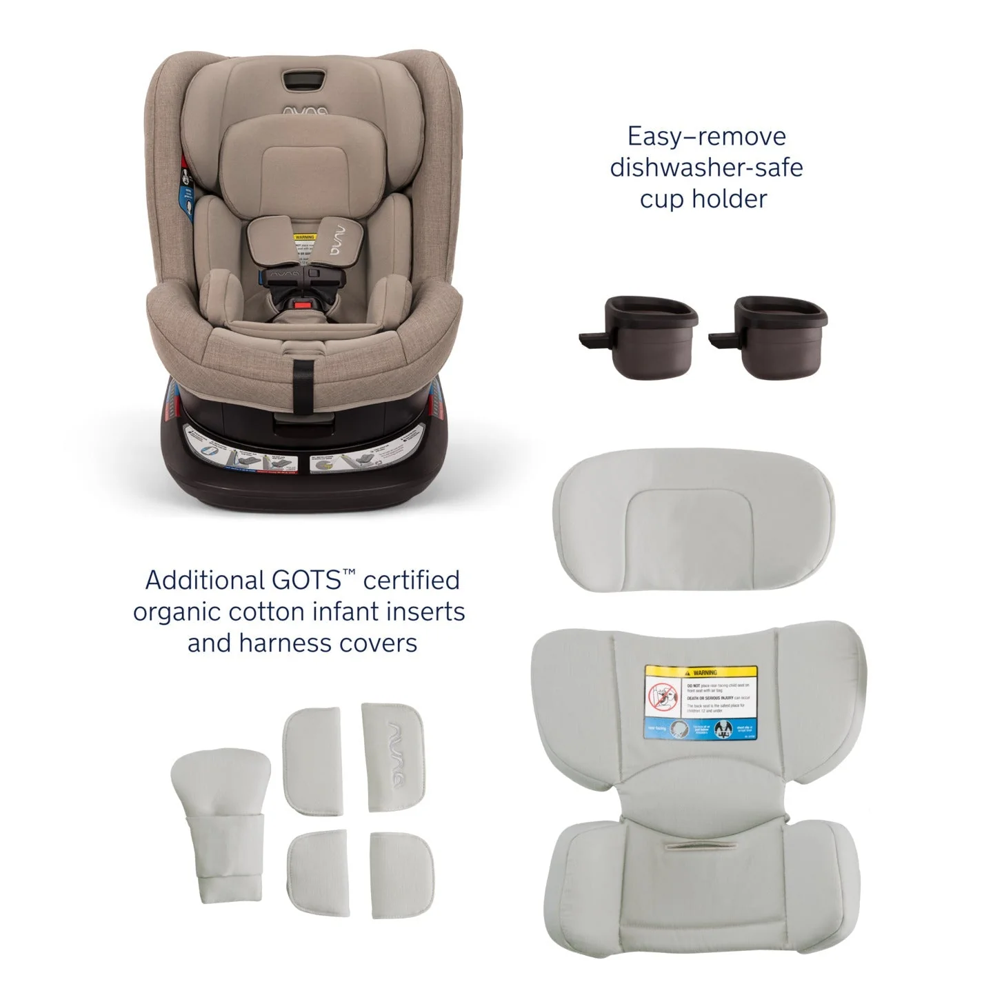 Nuna REVV Rotating Convertible Car Seat - Image 31