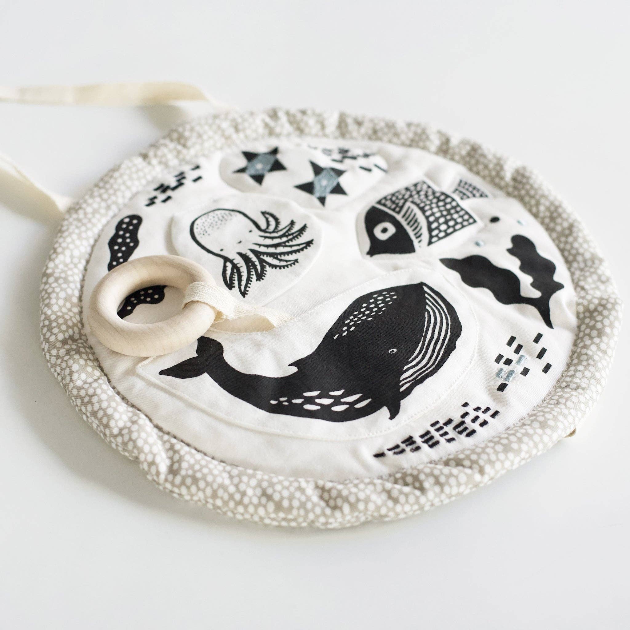 Organic Activity Pad for Baby - Ocean Animals - Image 7
