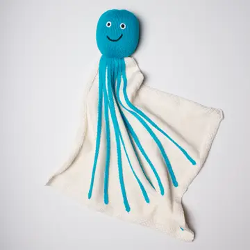 Organic Octopus Lovey / Baby Security Blanket - Image 2