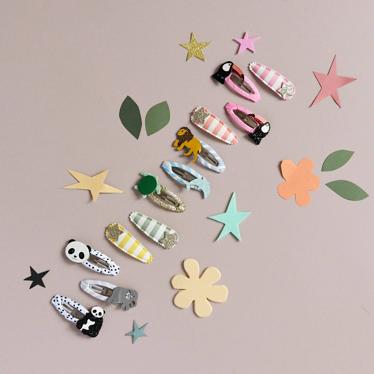Party Animals Stripy Clips - Image 4